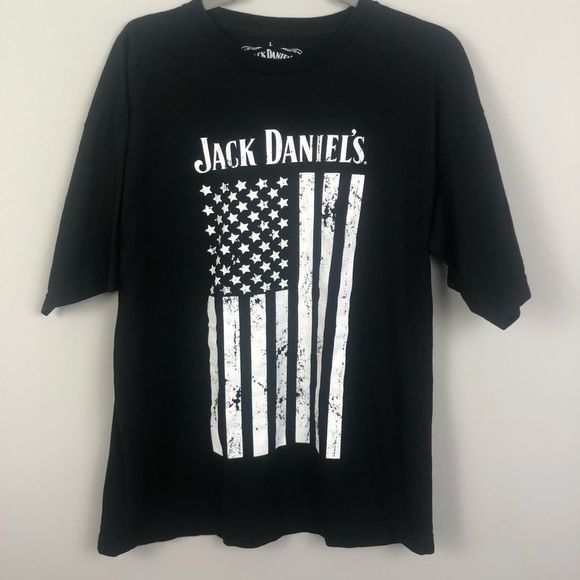 Jack Daniels Other - JACK DANIELS | American Flag Graphic Tee Large
